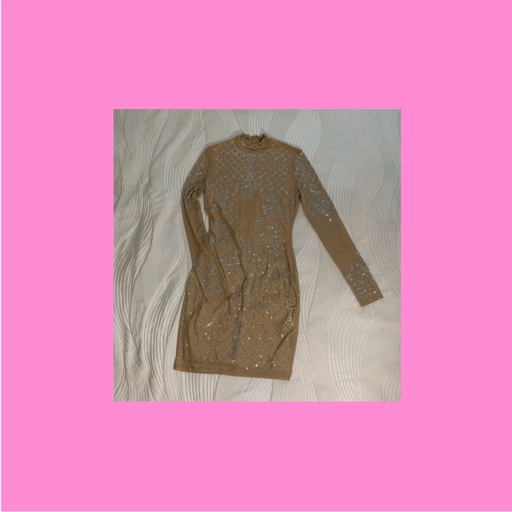 Sparkle Nude Dress